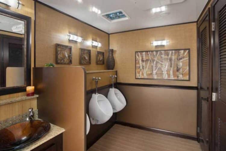 Deluxe Portable Restroom Trailer… NEW!