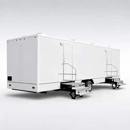 10-station restroom trailer rental in NY and NJ
