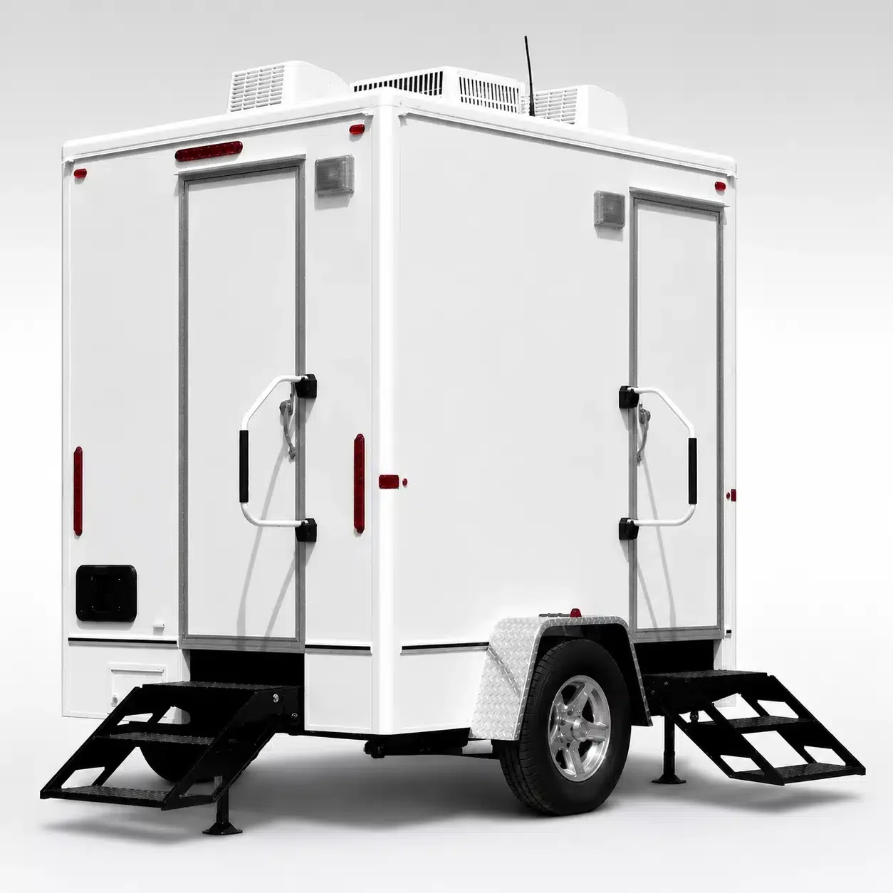 2-stall restroom trailer rental in NY and NJ