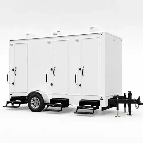 3-stall restroom trailer rental in NY and NJ