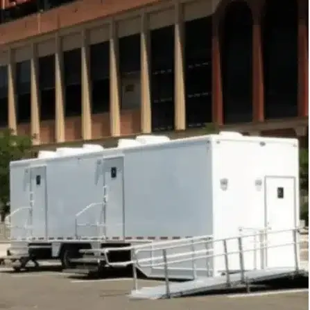 ADA plus 9-stall residence restroom trailer rental in NY and NJ