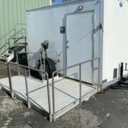 Single ADA-accessible stall restroom trailer rental in NY and NJ